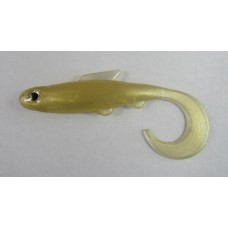 3.5" curly minnow MC350 4 cavity bait mold 3.5" curly minnow MC350 4 cavity bait mold