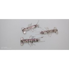 6 cavity shrimp  2" body length   injection mold