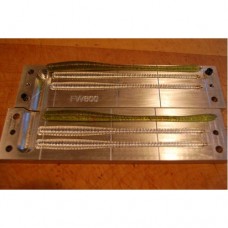 6 inch finesse bait mold FW600 twin cavity