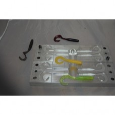 Crappie Curly tail bait mold
