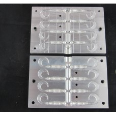 fcg200 2" curly tail grub 8 cavity bait mold fcg200 2" curly tail grub 8 cavity bait mold