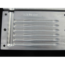 FJBW450 worm mold 4.5" bait  6 cavity