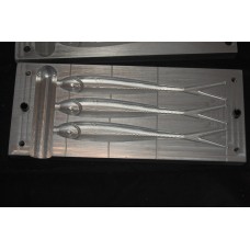 JM500 5 inch jerk bait soft plastic bait mold JM500 5 inch jerk bait soft plastic bait mold