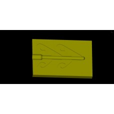 leg mold for Enforcer 4.5 inch frog