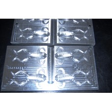 Lil frog  4 cavity injection soft plastic bait  mold