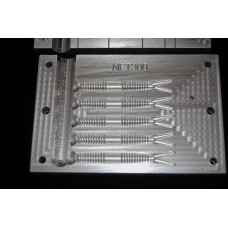 NFT300 3" 5 cavity bait soft plastic bait mold NFT300 3" 5 cavity bait soft plastic bait mold