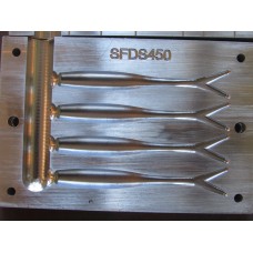 SFDS450 4.5 inch 4 cavity drop shot / jerk bait mold SFDS450 4.5 inch 4 cavity drop shot / jerk bait mold