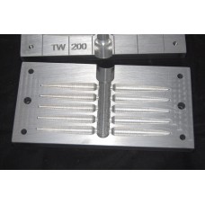 TW200 taper worm  bait mold 10 cavity