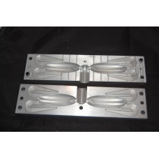 twin cavity 3 inch frog mold