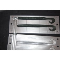 WFt600 curly worm bait mold